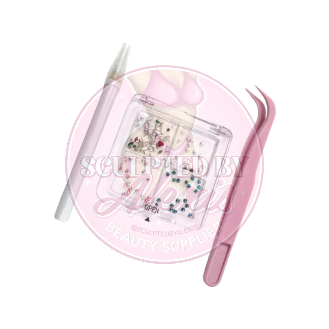 100 PCS MIXED SWAROVSKI TOOTH GEMS