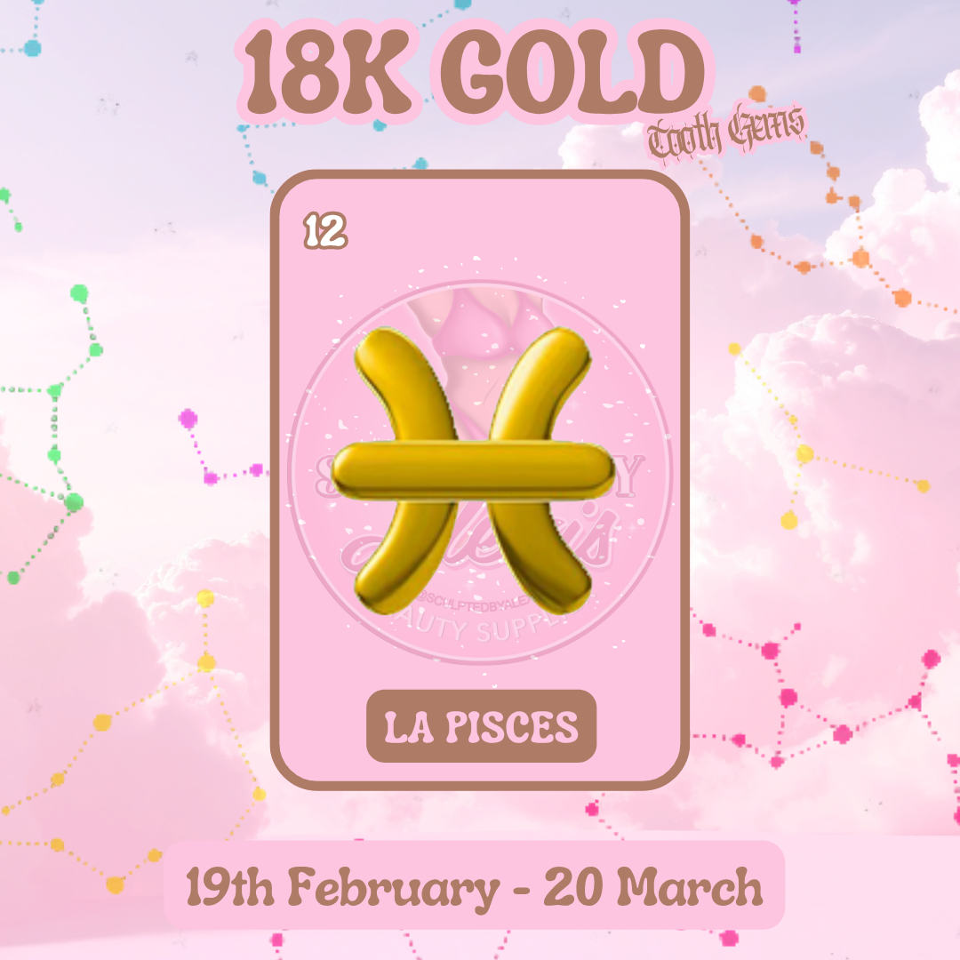 18K GOLD TOOTH GEM ZODIAC SIGNS