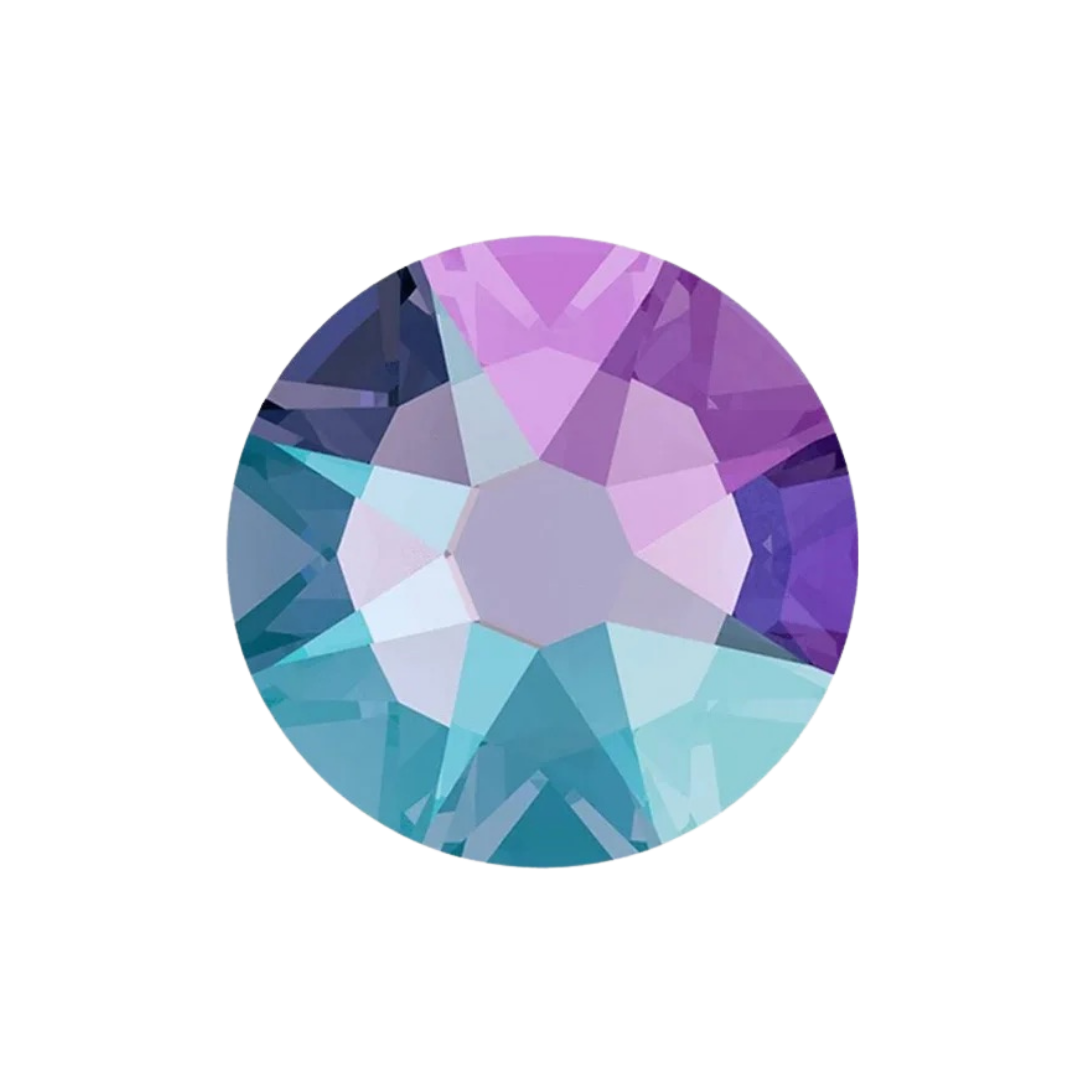 TANZANITE SHIMMER - SWAROVSKI ROUND TOOTH GEMS