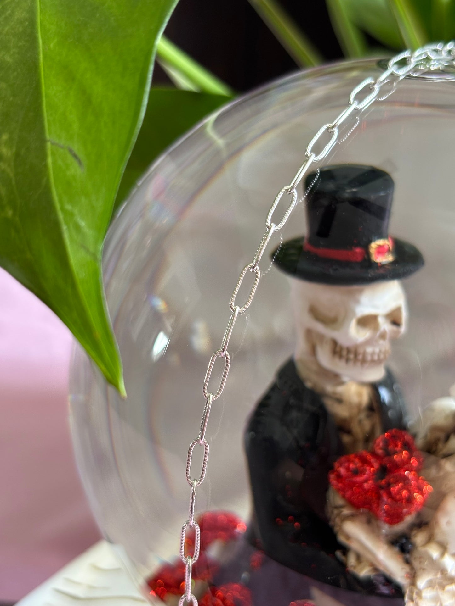 TEXTURED PAPERCLIP CHAIN - PERMANENT JEWELRY