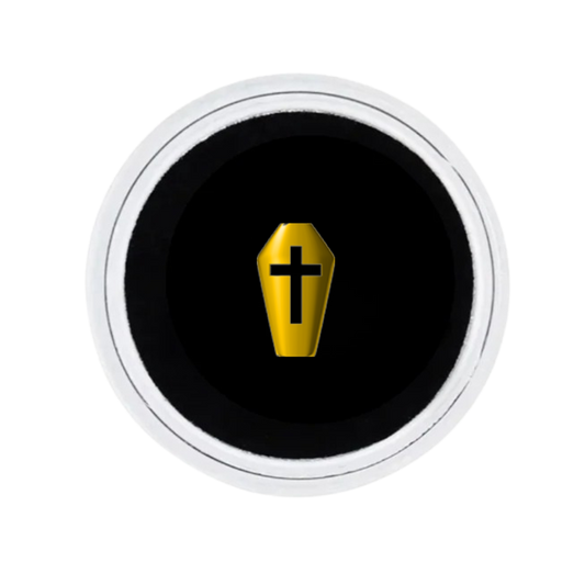 18K GOLD TOOTH GEM COFFIN