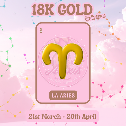 18K GOLD TOOTH GEM ZODIAC SIGNS