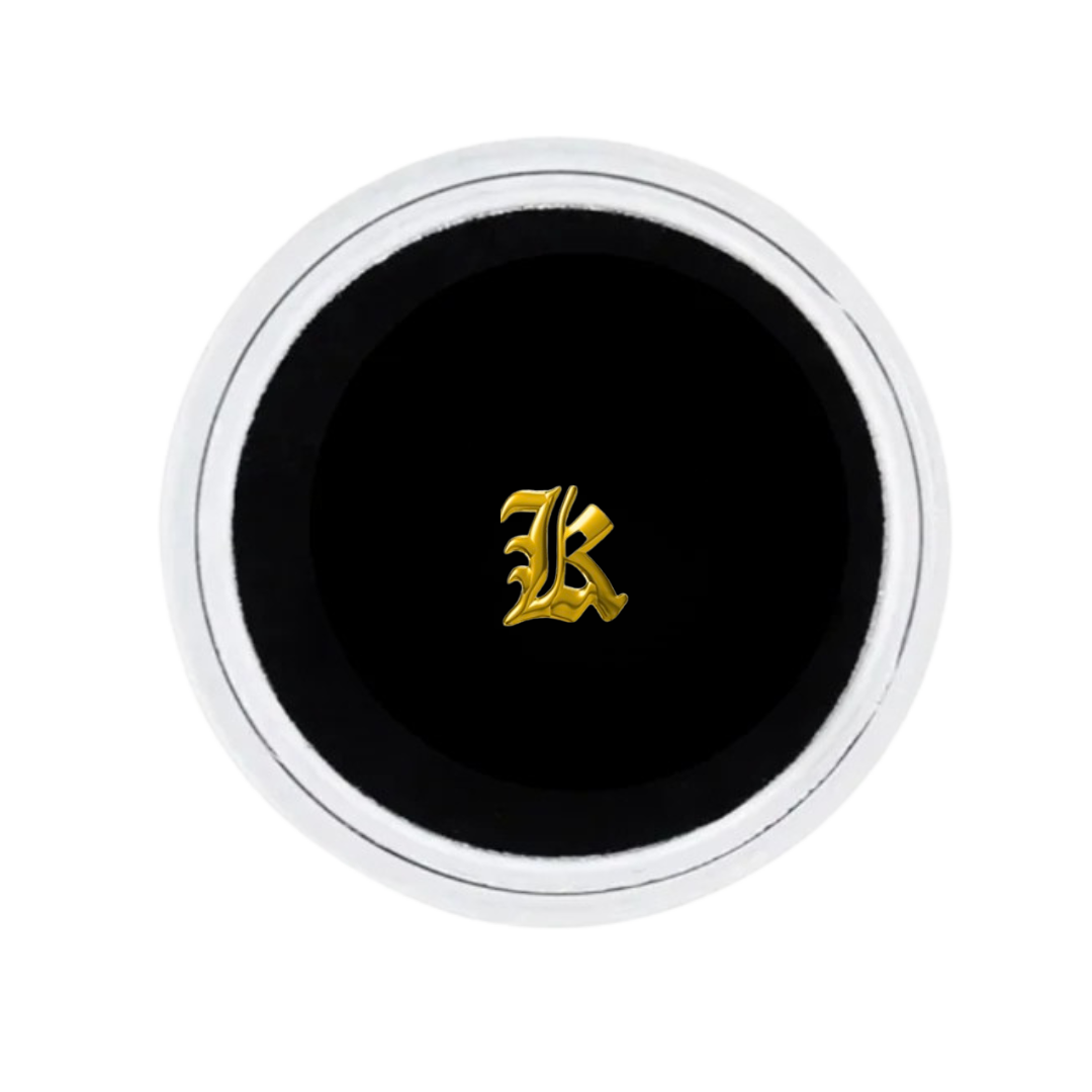 18K GOLD LETTER TOOTH GEMS