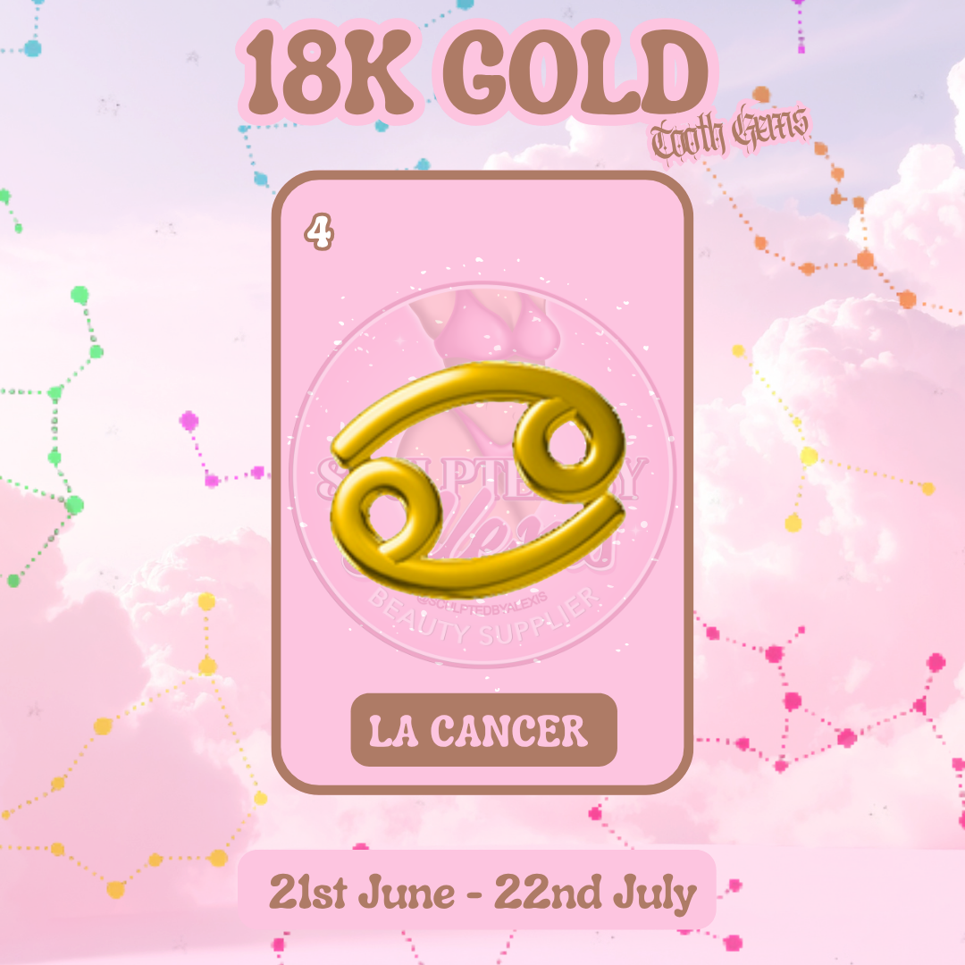 18K GOLD TOOTH GEM ZODIAC SIGNS