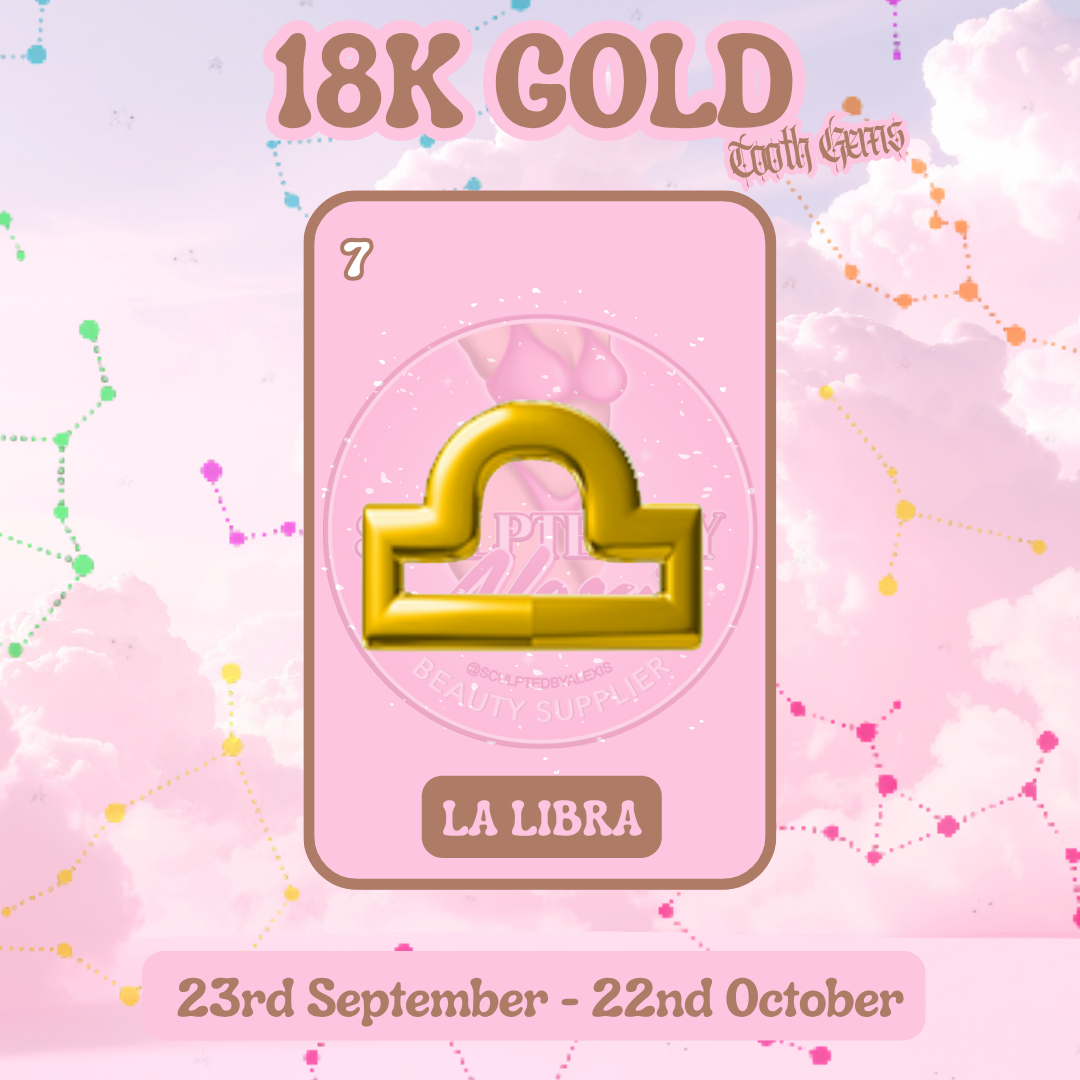 18K GOLD TOOTH GEM ZODIAC SIGNS