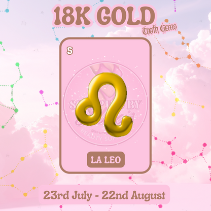 18K GOLD TOOTH GEM ZODIAC SIGNS