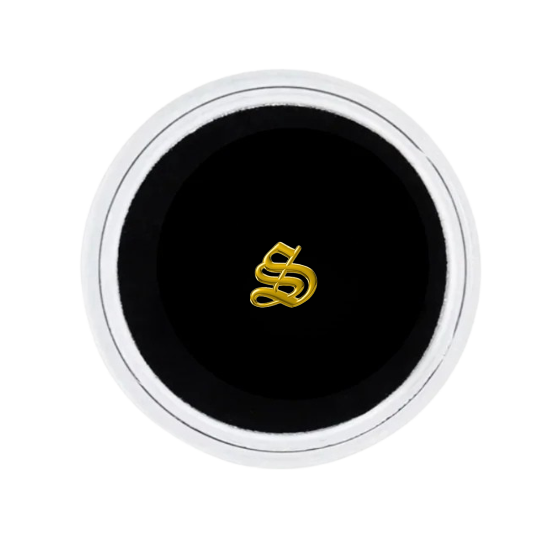 18K GOLD LETTER TOOTH GEMS