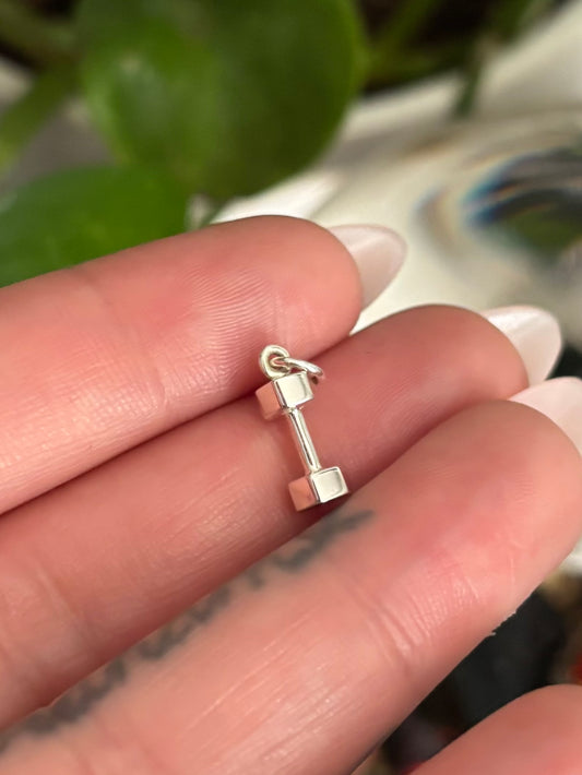 DUMBBELL CHARM - PERMANENT JEWELRY