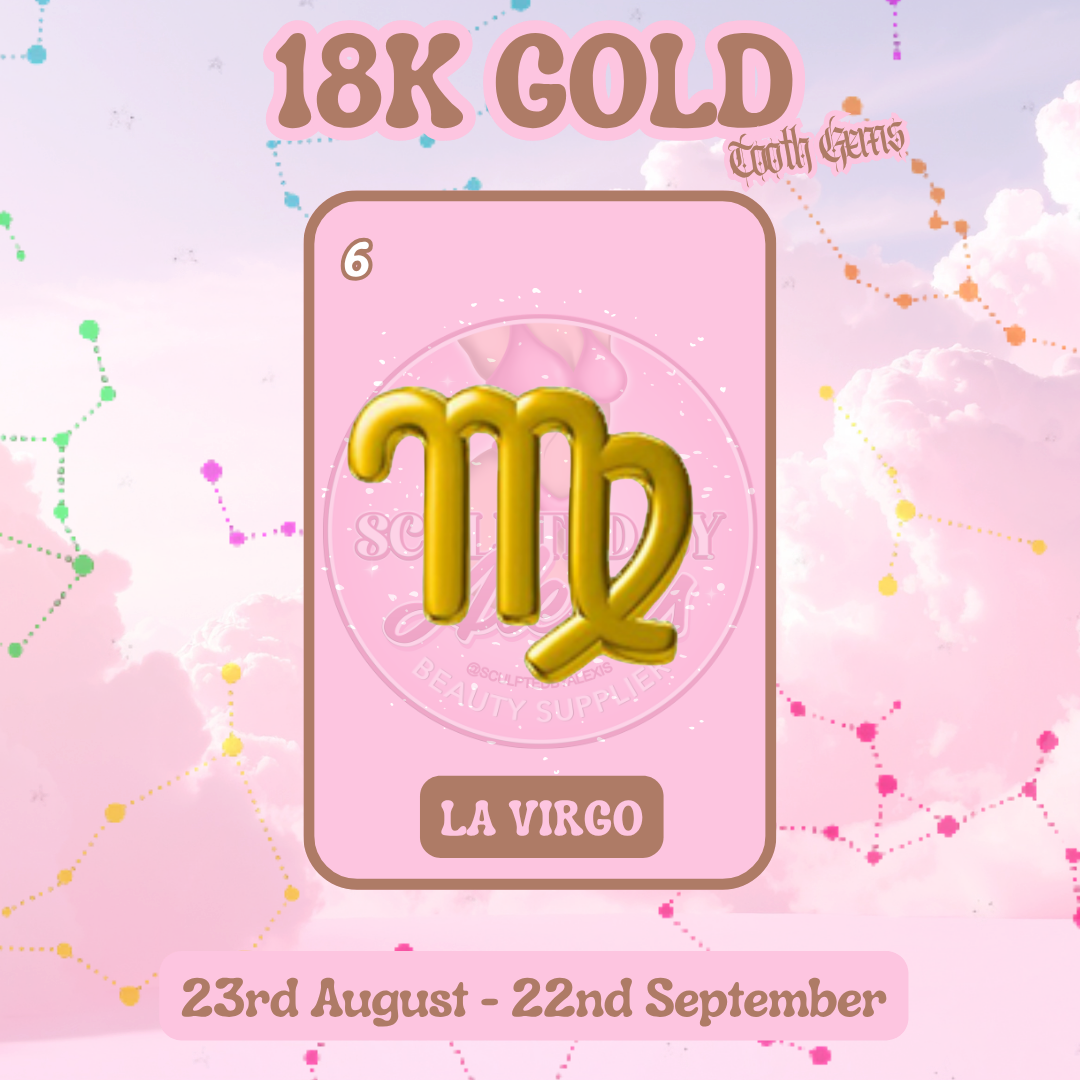 18K GOLD TOOTH GEM ZODIAC SIGNS