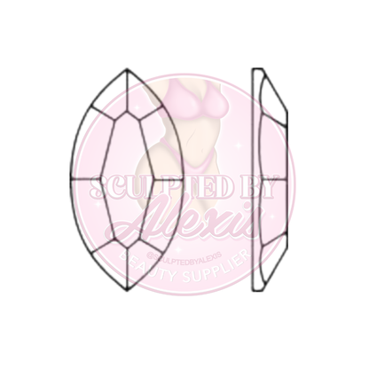 SWAROVSKI NAVETTE TOOTH GEM