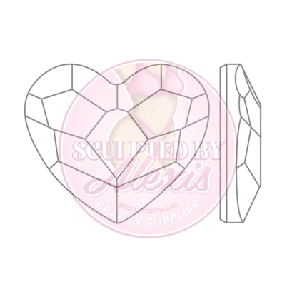 SWAROVSKI HEART TOOTH GEMS