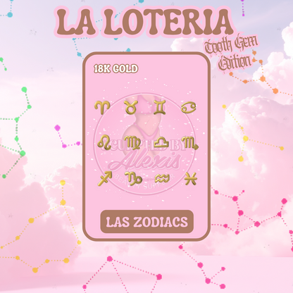 18K GOLD TOOTH GEM ZODIAC SIGNS