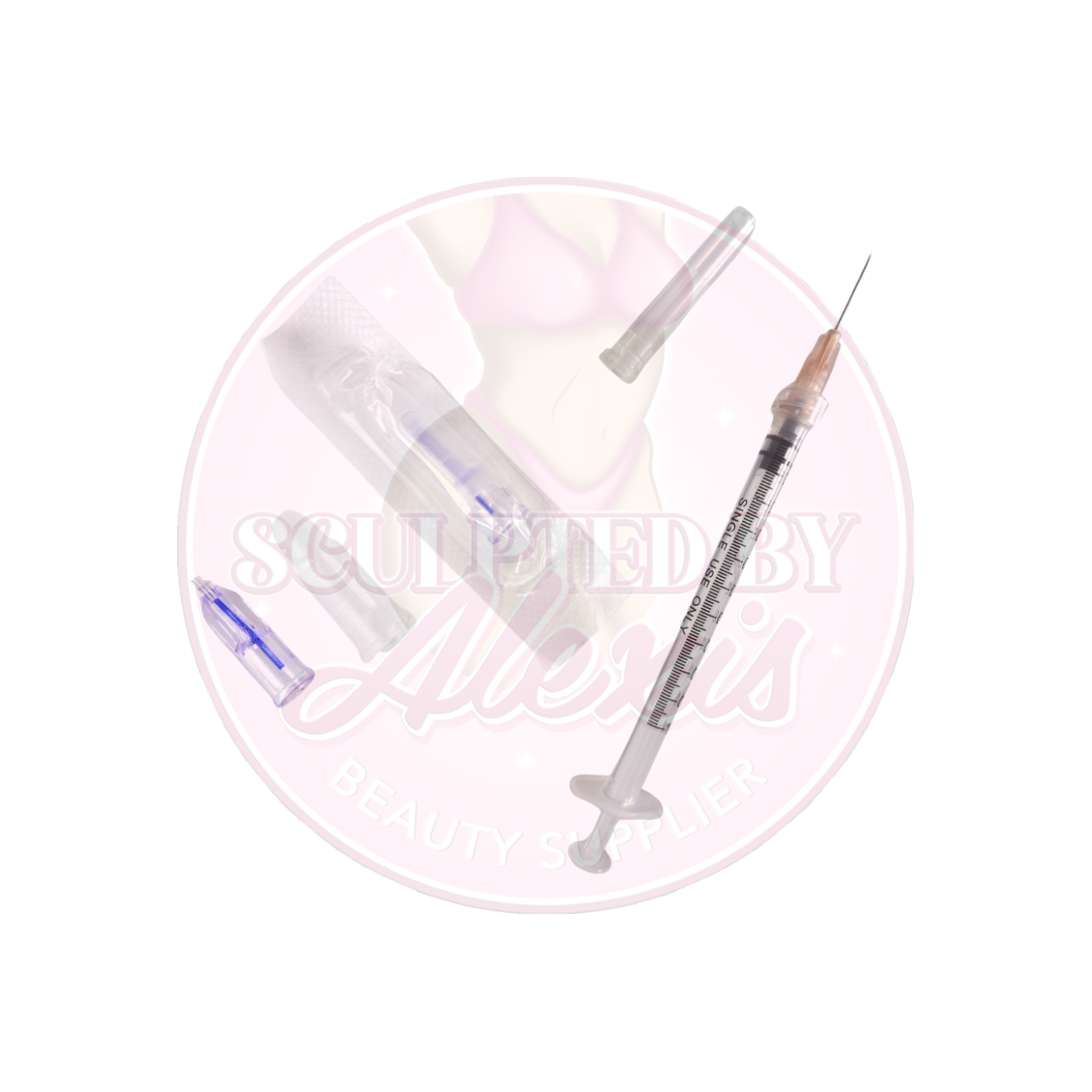 1ML x 16MM STERILE SYRINGE + 3 PIN MICRO-NEEDLE