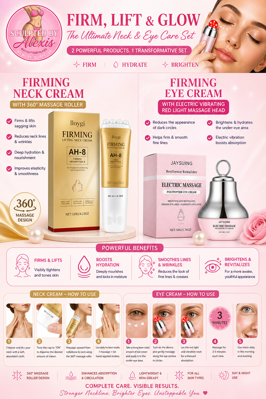 FIRMING EYE & NECK CREAM WITH ROLLER